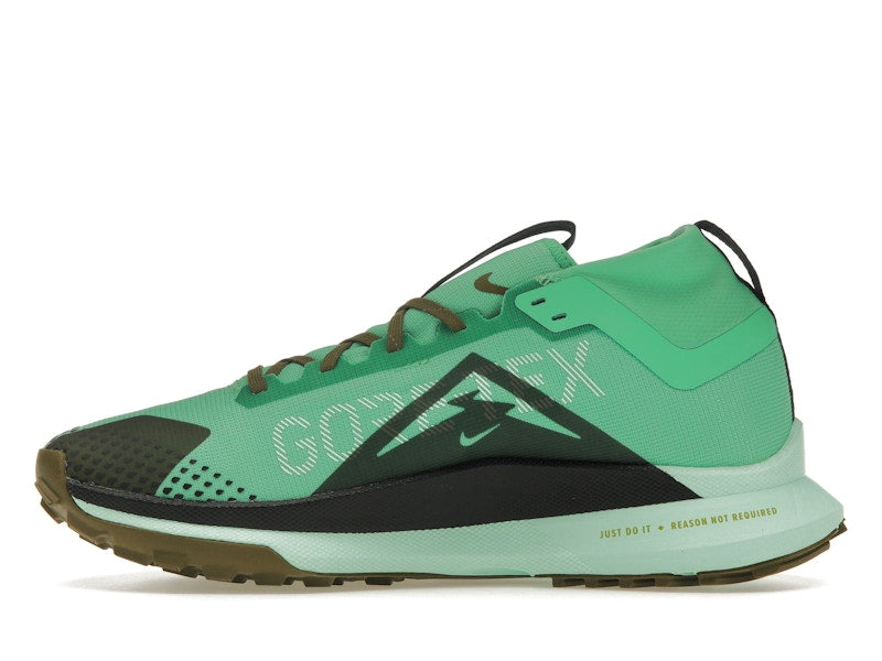 Nike React Pegasus Trail 4 Gore-Tex Spring Green Olive Flak Mint Foam Black