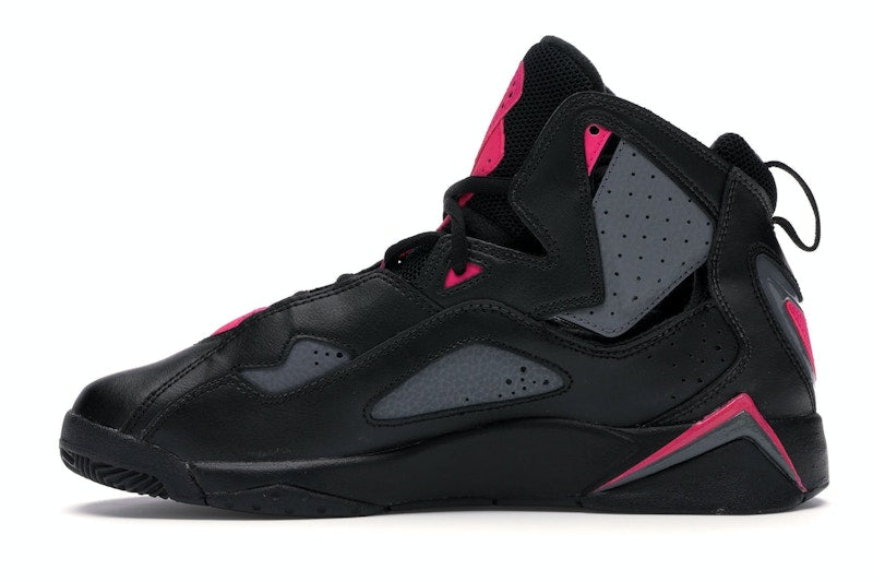 Jordan True Flight Black Dark Grey Deadly Pink (GS)