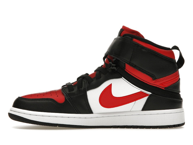 Jordan 1 High FlyEase Black White Fire Red