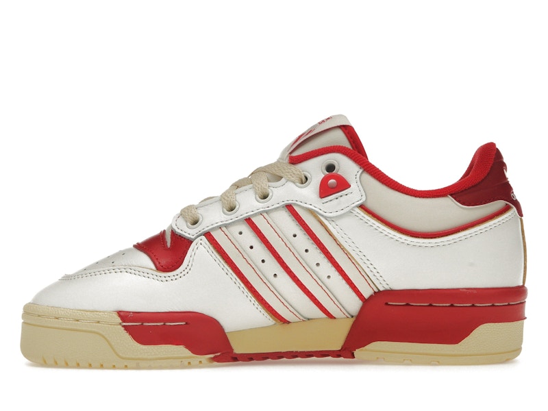 adidas Rivalry Low 86 Core White Off White Team Power Red
