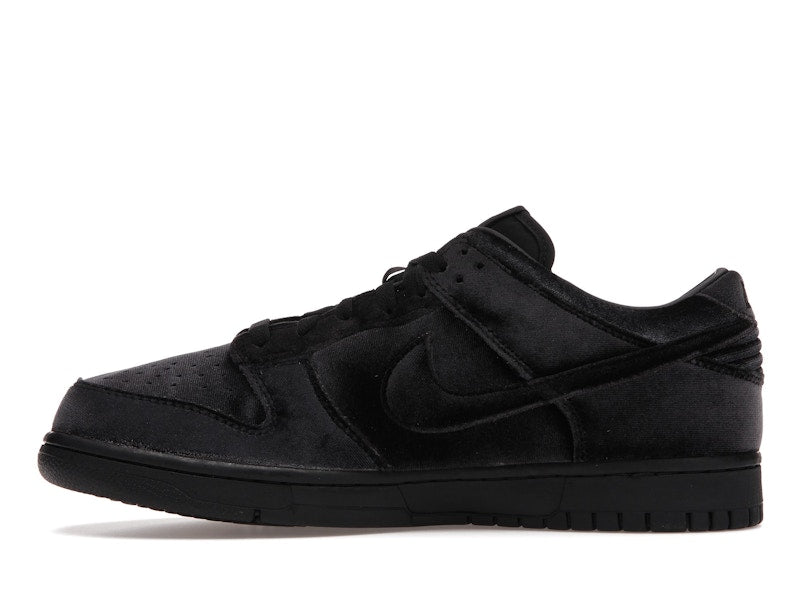 Nike Dunk Low Dover Street Market Triple Black Velvet