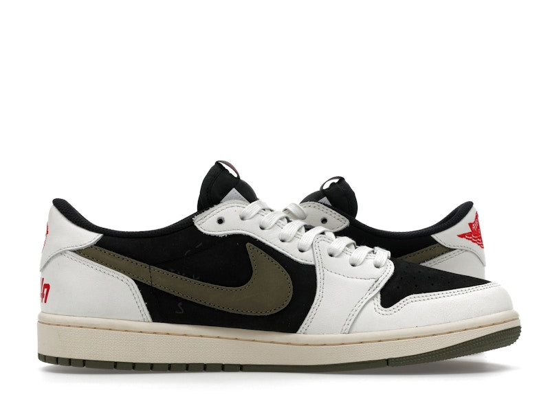 Jordan 1 Retro Low OG SP Travis Scott Olive (Friends and Family) (Women's)