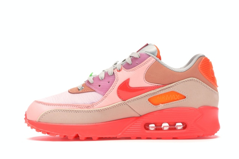 Nike Air Max 90 PRM Platinum Crimson/Bright Purple (Women's)