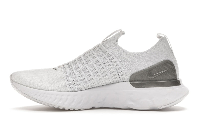 Nike React Phantom Run Flyknit 2 White Pure Platinum (Women's)