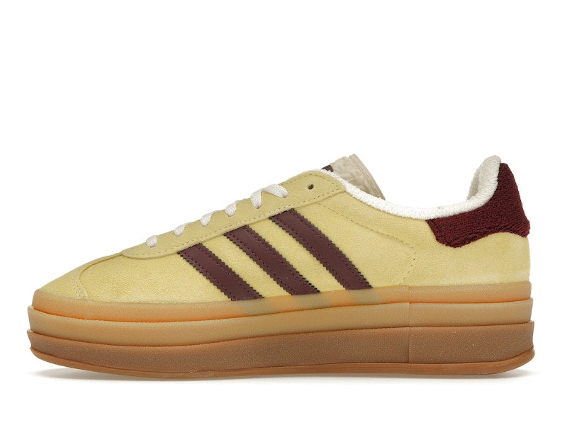adidas Gazelle Bold Almost Yellow Maroon (Women's)