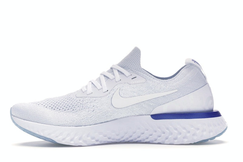 Nike Epic React Flyknit White Racer Blue (Women's)