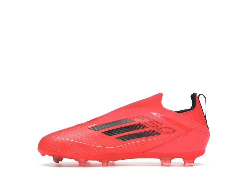 adidas F50 Pro Laceless FG Turbo Aurora Black Platinum Metallic (GS)