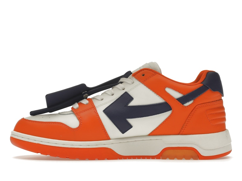 OFF-WHITE Out Of Office OOO Low Tops White Orange Blue