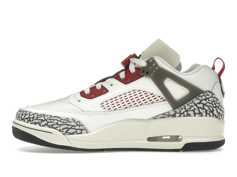 Jordan Spizike Low Sail Anthracite Coconut Milk Varsity Red
