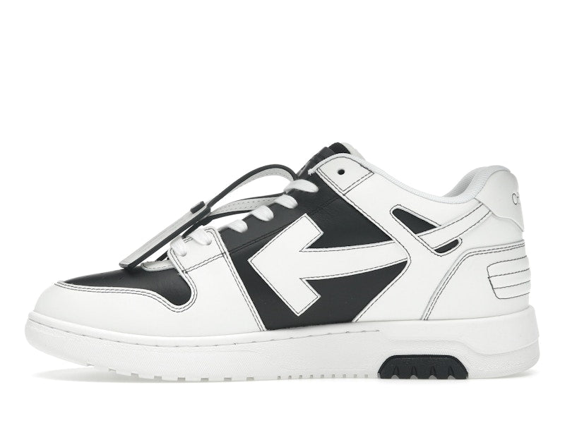 OFF-WHITE Out Of Office OOO Low Tops Black White
