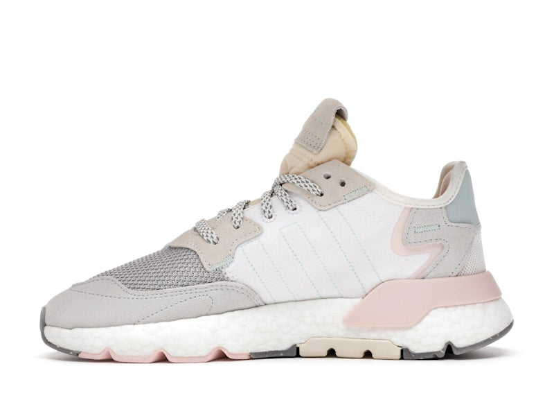 adidas Nite Jogger White Mint Pink (Women's)