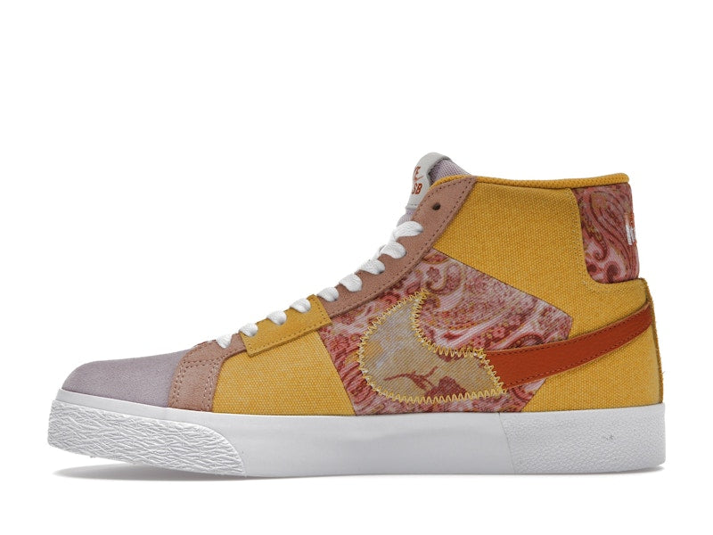 Nike SB Zoom Blazer Mid Premium Floral Paisley Sanded Gold