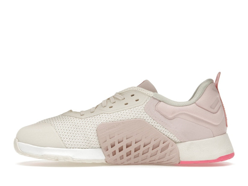 adidas Dropset 3 Chalk White Iron Metallic Semi Pink Spark (Women's)