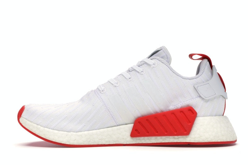 adidas NMD R2 White Core Red Two Toned