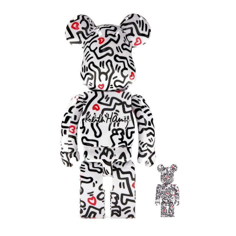 Bearbrick Keith Haring #8 100% & 400% Set