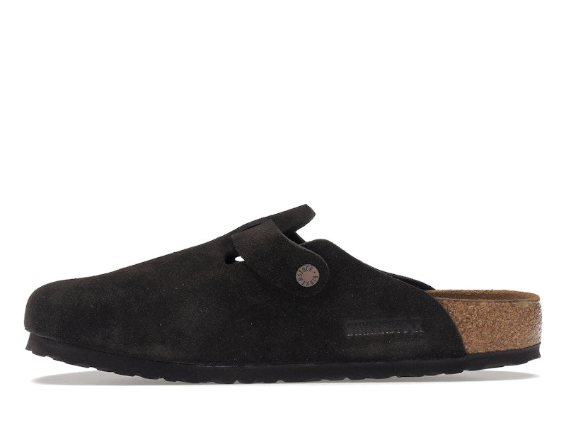 Birkenstock Boston Soft Footbed Suede Mocha