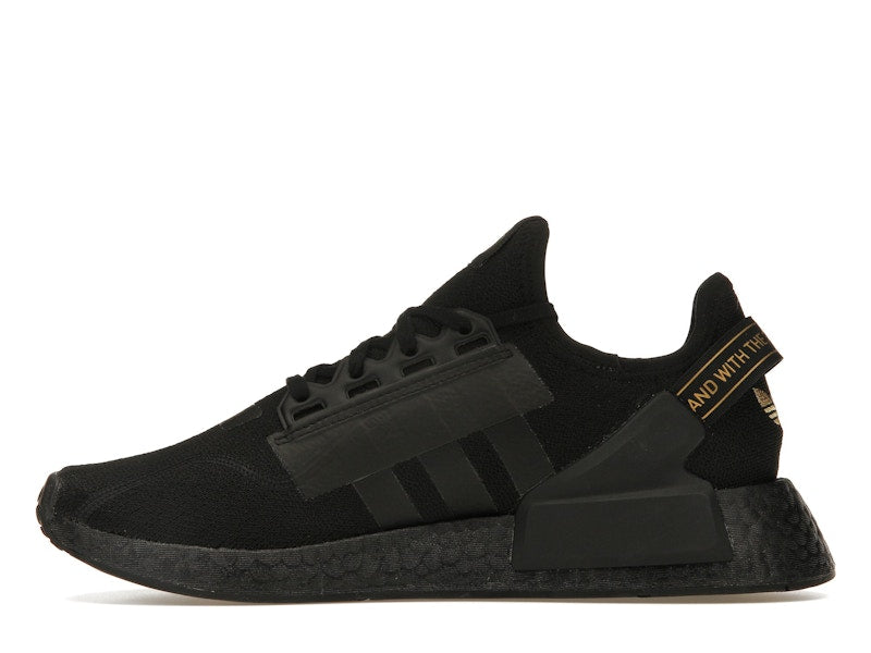 adidas NMD R1 V2 Black Gold Metallic