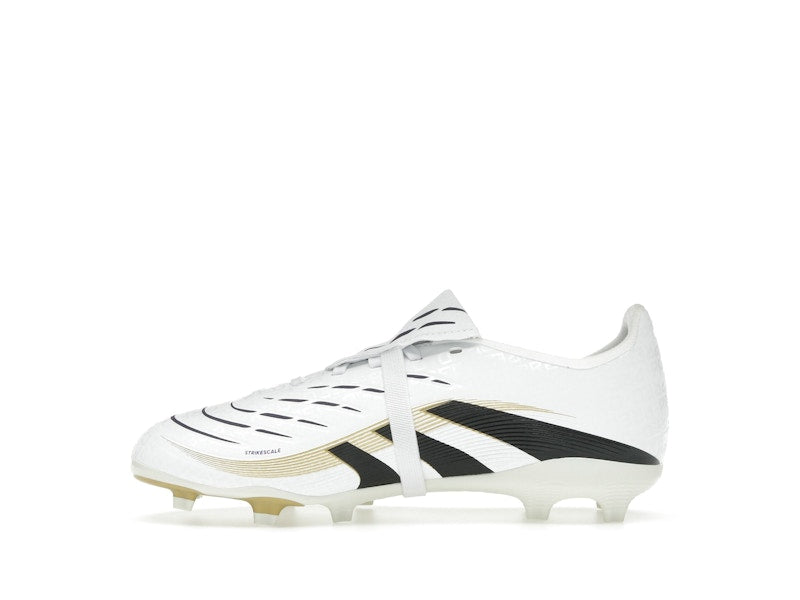 adidas Predator League Fold-Over Tongue FG/MG Cloud White Core Black Gold Metallic (GS)