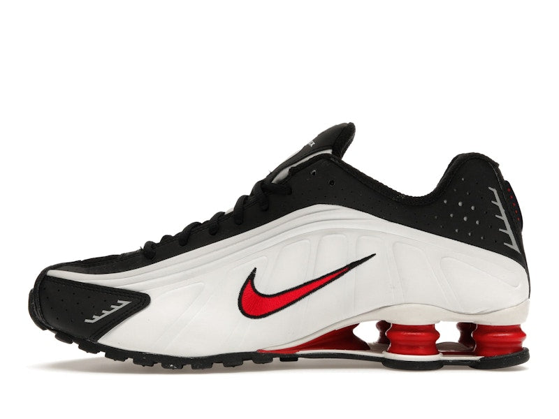 Nike Shox R4 Platinum Tint University Red Black