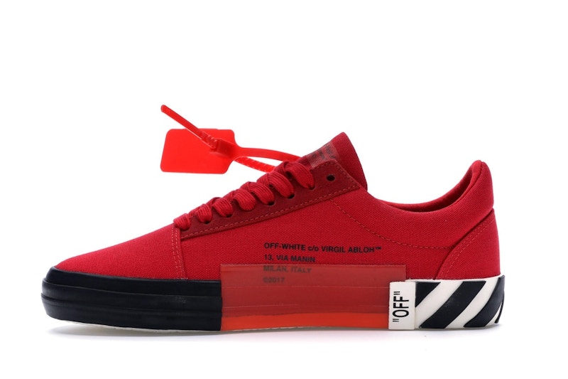 OFF-WHITE Vulc Low Red