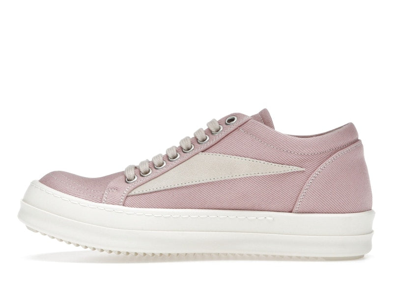Rick Owens DRKSHDW EDFU Vintage Sneakers Faded Pnk Pearl Milk
