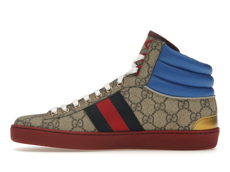 Gucci Ace GG High Top Beige Ebony
