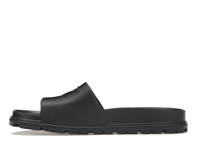 Prada Rubber Slides Black (Men's)
