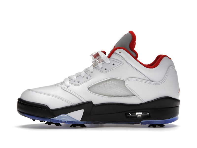 Jordan 5 Retro Low Golf Fire Red (Silver Tongue)