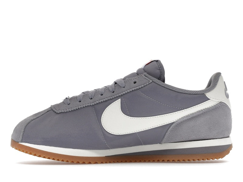 Nike Cortez Textile Cement Grey Gum Light Brown Safety Orange Sail (Women's)