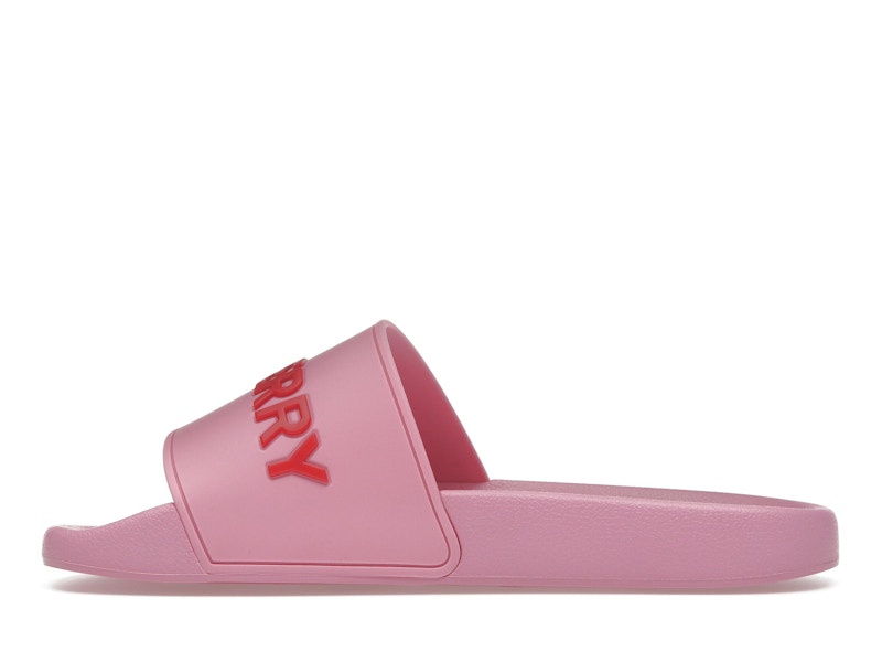 Burberry Embossed Logo Slides Bubblegum Pink (Women's)