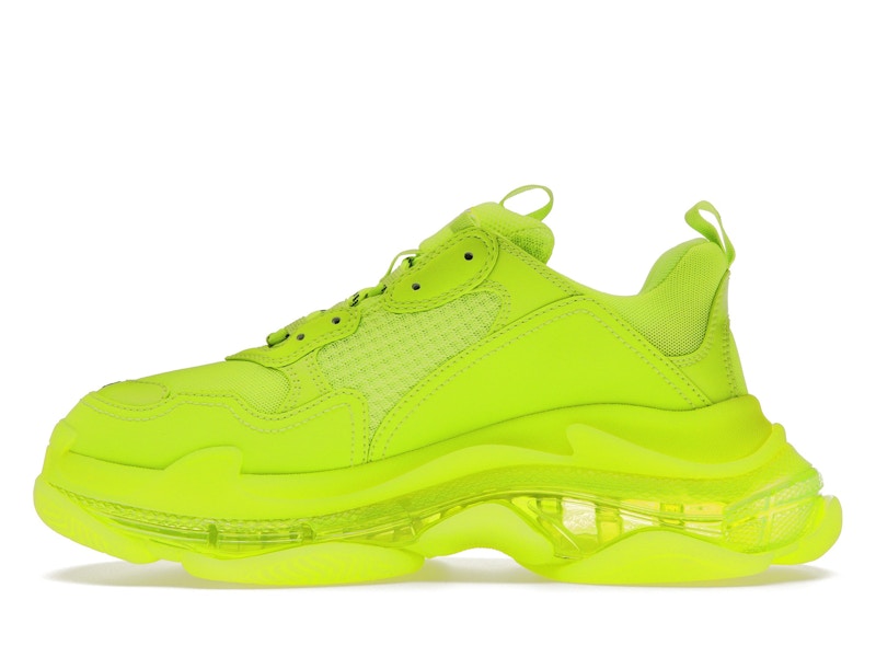 Balenciaga Triple S Clear Sole Fluo Yellow