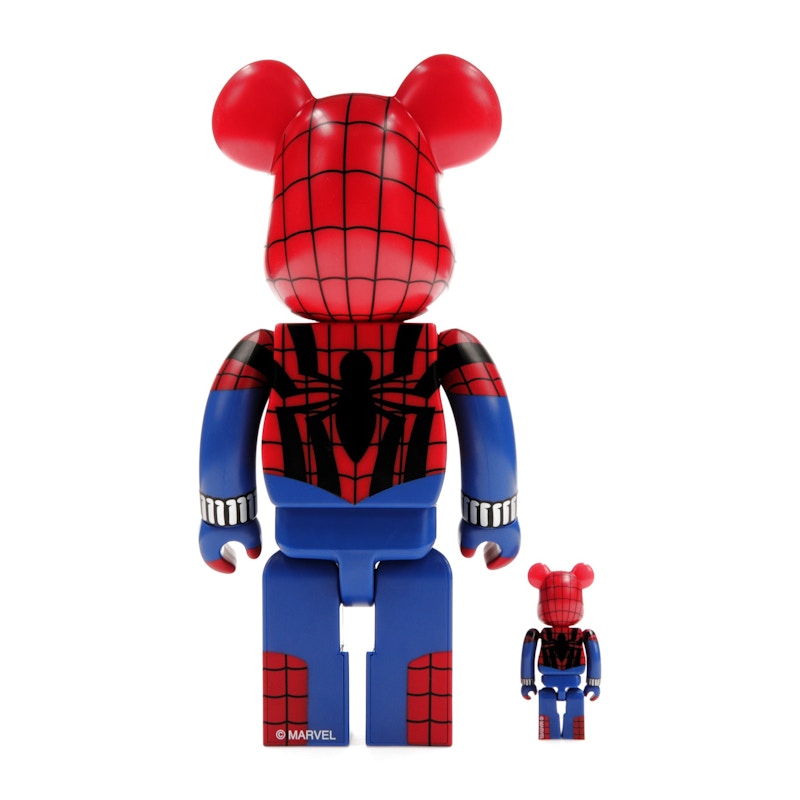 Bearbrick x Marvel Spider-Man (Ben Reilly) 100% & 400% Set