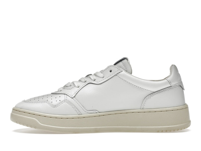 Autry Medalist Leather Low White