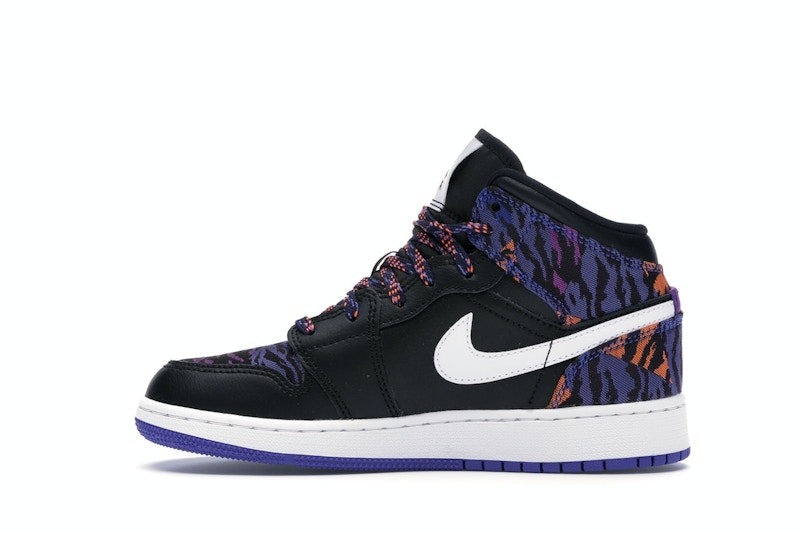 Jordan 1 Mid Multi-Color Tiger Stripe (GS)