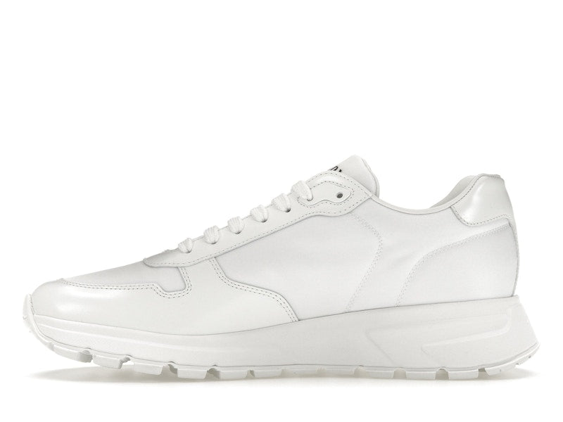 Prada PRAX 01 Sneakers Re-Nylon Brushed Leather White White