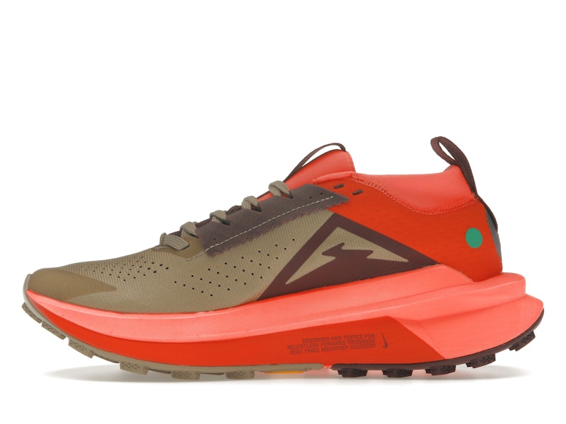 Nike ZoomX Zegama 2 Khaki Hyper Crimson Burgundy Crush White