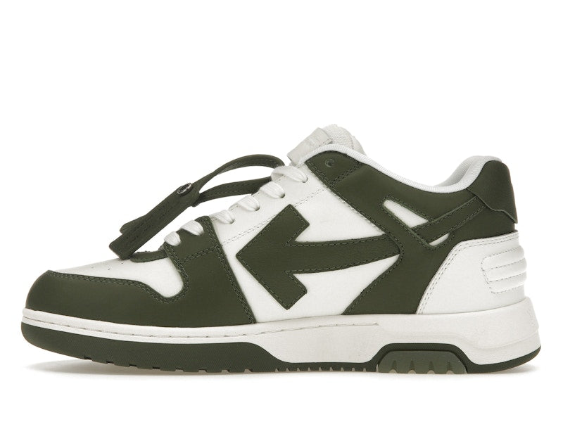 OFF-WHITE Out Of Office OOO Low Tops White Khaki