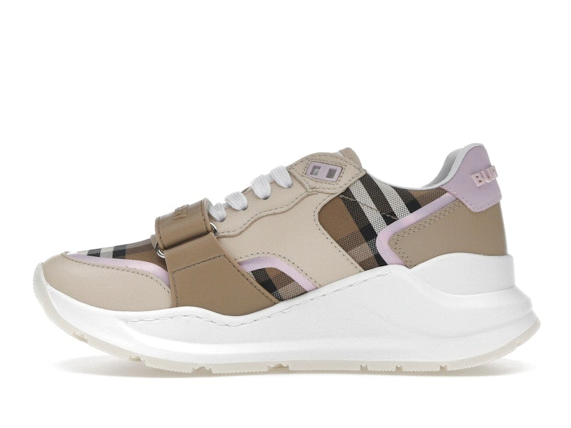 Burberry Ramsey Vintage Check Sneaker Beige Taupe Brown (Women's)