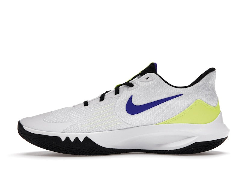 Nike Precision 5 White Barely Volt