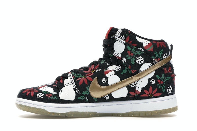 Nike SB Dunk High Concepts Ugly Christmas Sweater Black (Special Box)