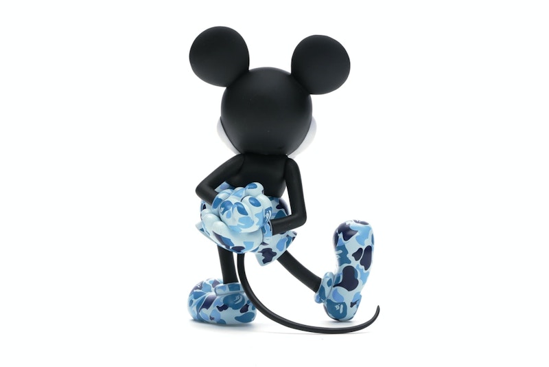 BAPE x Mickey Mouse 90th Anniversary Figure Blue Camo