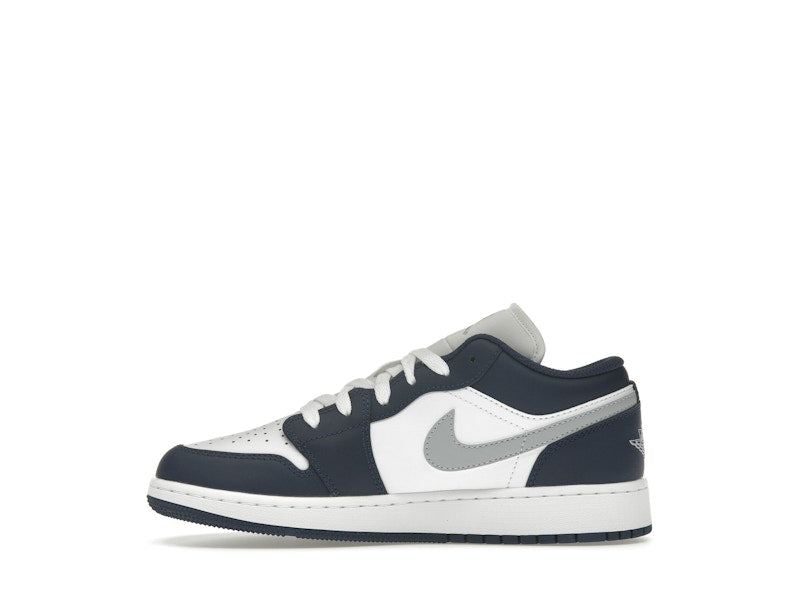 Jordan 1 Low Midnight Navy Wolf Grey (GS)