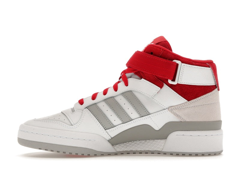 adidas Forum Mid White Red Grey