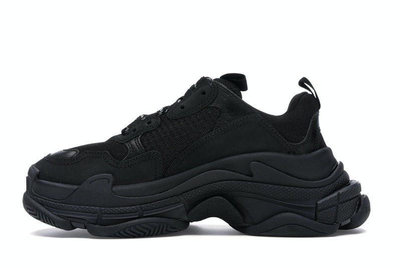 Balenciaga Triple S Triple Black (2018) Reissue Nondistressed (Women's)