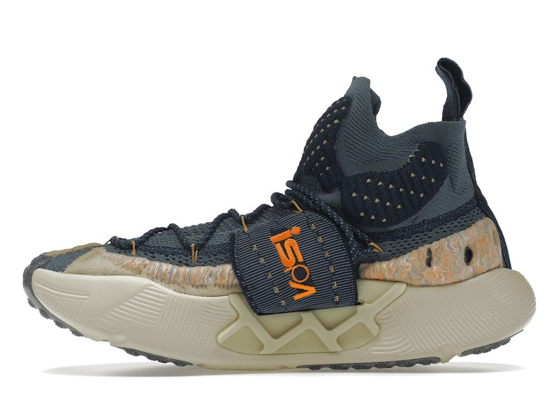 Nike ISPA Sense Flyknit Mineral Slate Magma Orange