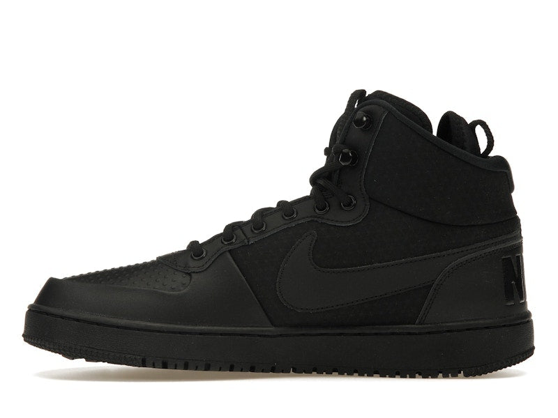 Nike Court Borough Mid Winter Triple Black