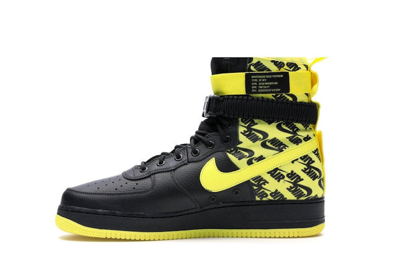 Nike SF Air Force 1 High Black Dynamic Yellow