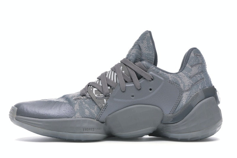 adidas Harden Vol. 4 Grey Three Cloud White