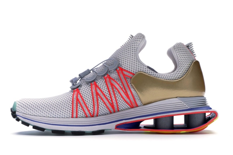 Nike Shox Gravity Vast Grey Metallic Gold