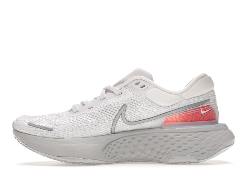 Nike ZoomX Invincible Run Flyknit White Pure Platinum Chile Red
